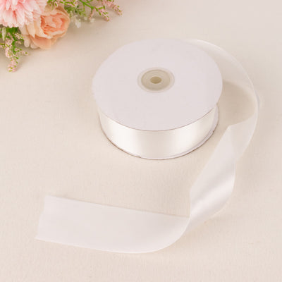 Elegant Touch with White Satin Ribbon