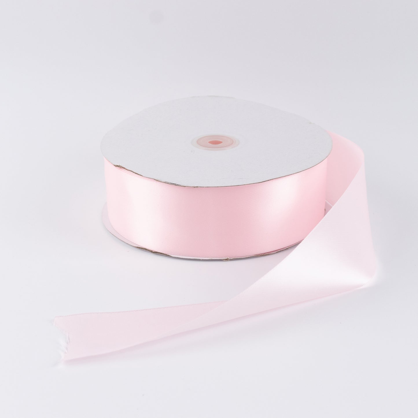 Single Face Satin Ribbon Roll Blush 2" x 100 Yards Decorative Craft Ribbon