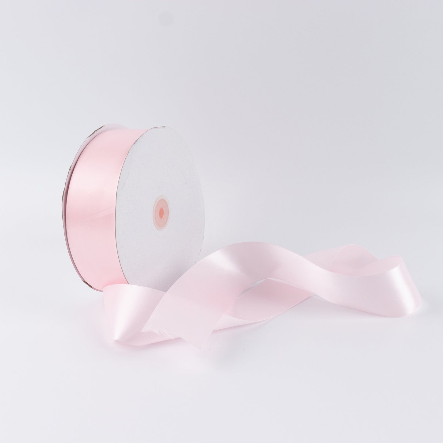 Single Face Satin Ribbon Roll Blush 2" x 100 Yards Decorative Craft Ribbon