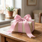 Single Face Satin Ribbon Roll Blush 2" x 100 Yards Decorative Craft Ribbon