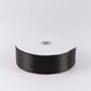 Single Face Satin Ribbon Roll Black 2" x 100 Yards Decorative Craft Ribbon