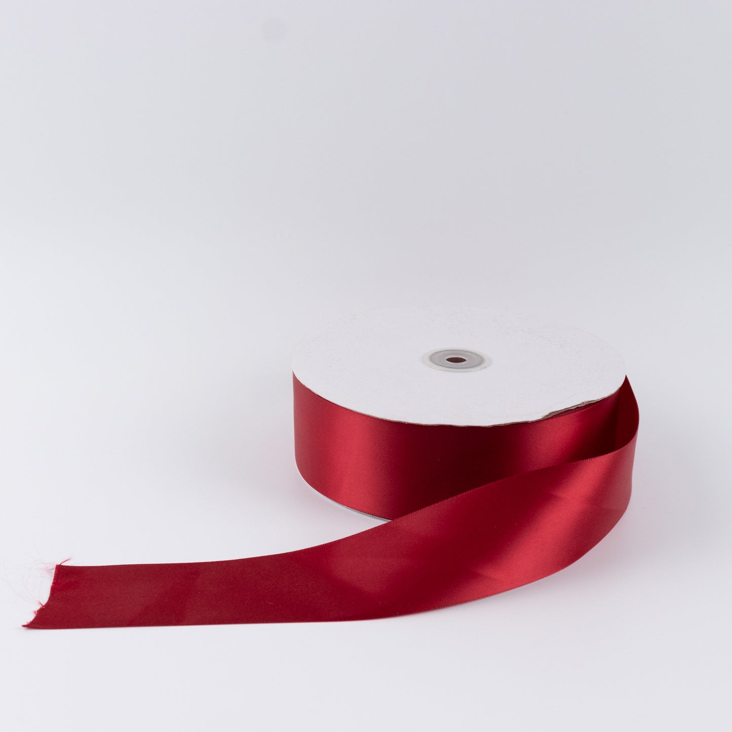 Single Face Satin Ribbon Roll Burgundy 2" x 100 Yards Decorative Craft Ribbon