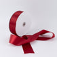 Single Face Satin Ribbon Roll Burgundy 2" x 100 Yards Decorative Craft Ribbon