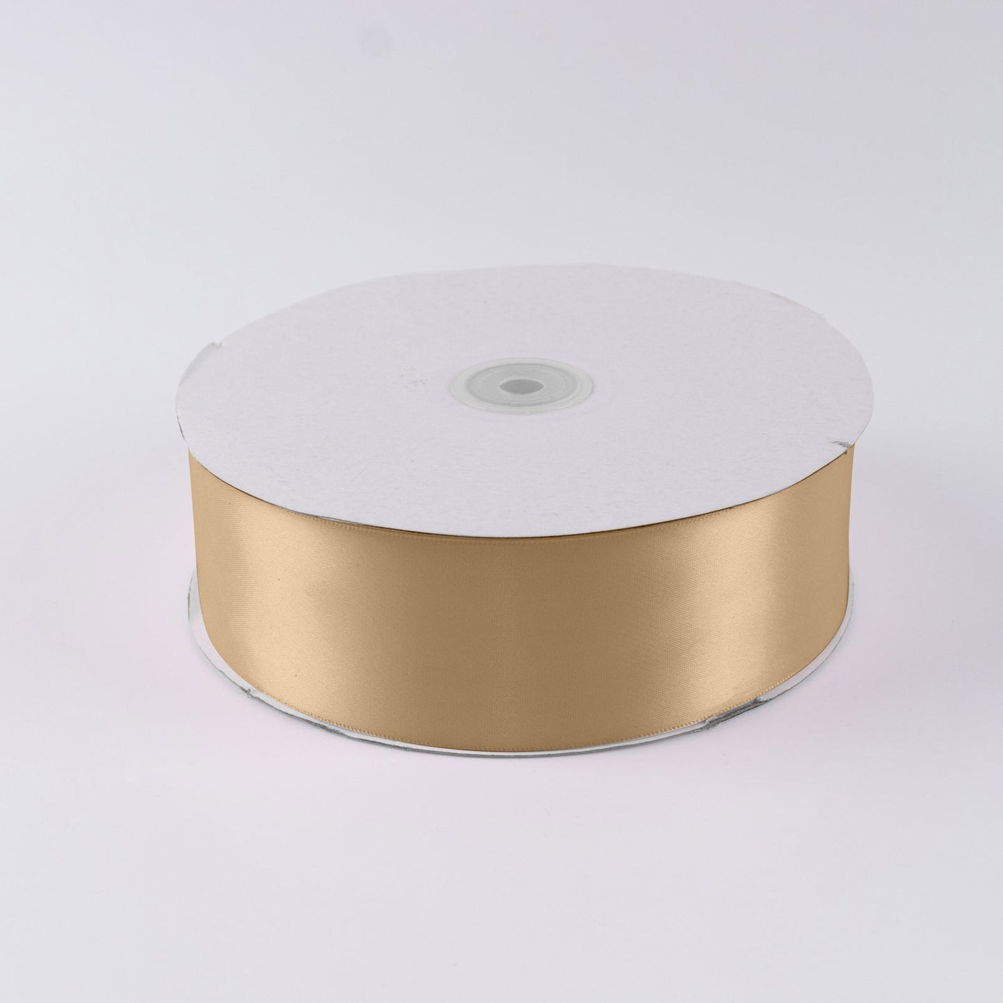 Single Face Satin Ribbon Roll Champagne 2" x 100 Yards Decorative Craft Ribbon