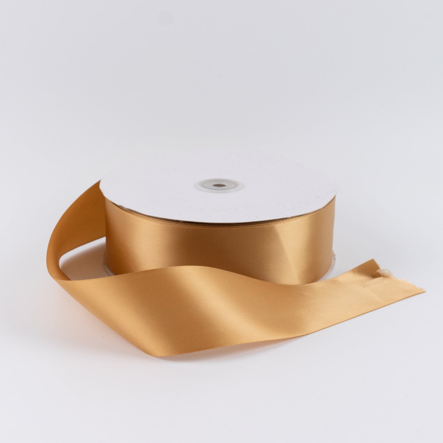 Single Face Satin Ribbon Roll Gold 2" x 100 Yards Decorative Craft Ribbon