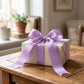 Single Face Satin Ribbon Roll Lavender Lilac 2" x 100 Yards Decorative Craft Ribbon