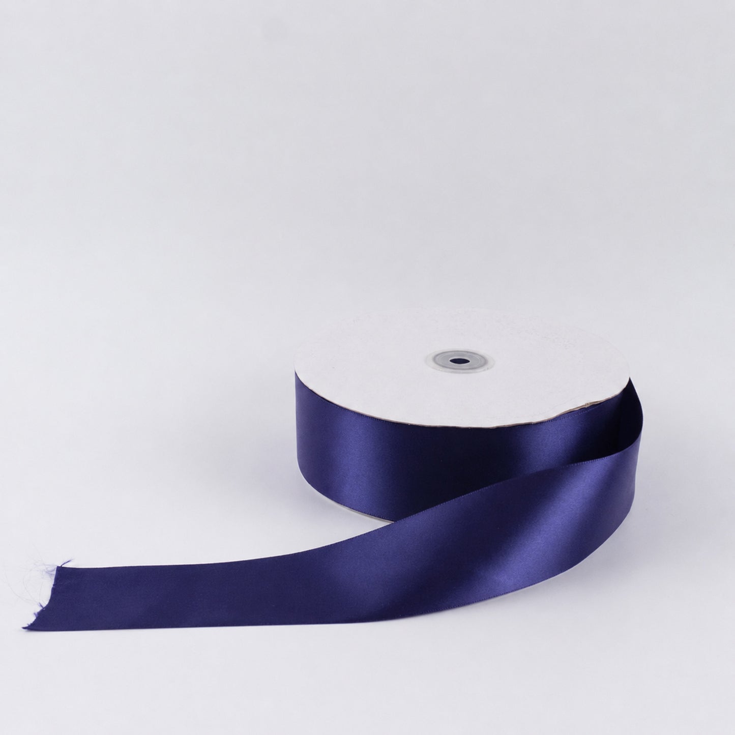 Single Face Satin Ribbon Roll Navy Blue 2" x 100 Yards Decorative Craft Ribbon