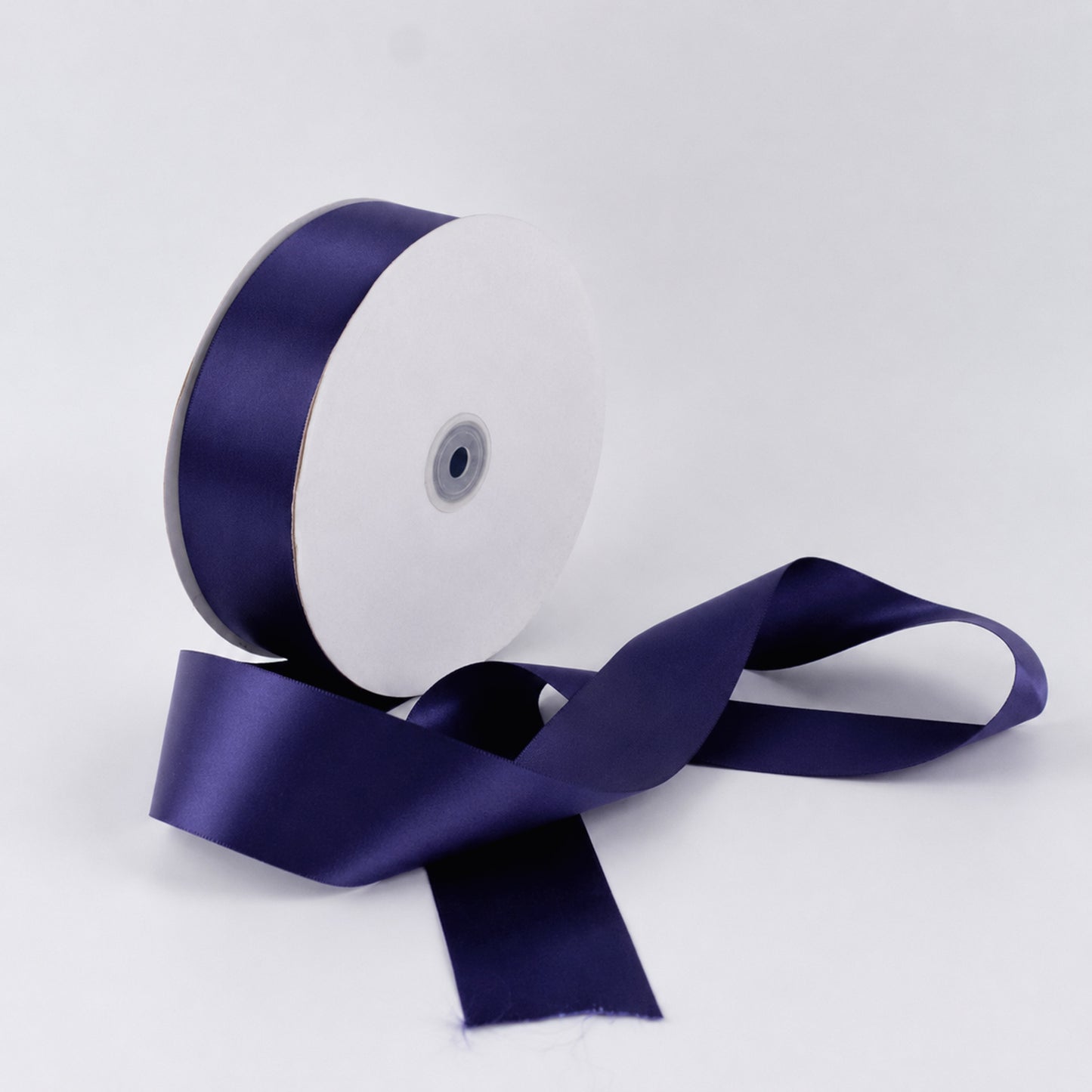 Single Face Satin Ribbon Roll Navy Blue 2" x 100 Yards Decorative Craft Ribbon