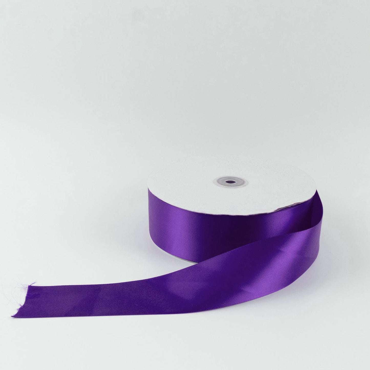 Single Face Satin Ribbon Roll Purple 2" x 100 Yards Decorative Craft Ribbon