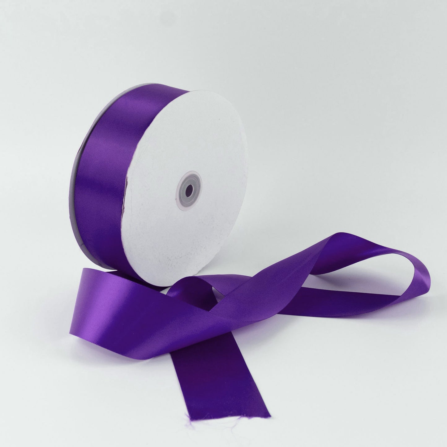 Single Face Satin Ribbon Roll Purple 2" x 100 Yards Decorative Craft Ribbon
