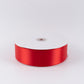 Single Face Satin Ribbon Roll Red 2" x 100 Yards Decorative Craft Ribbon