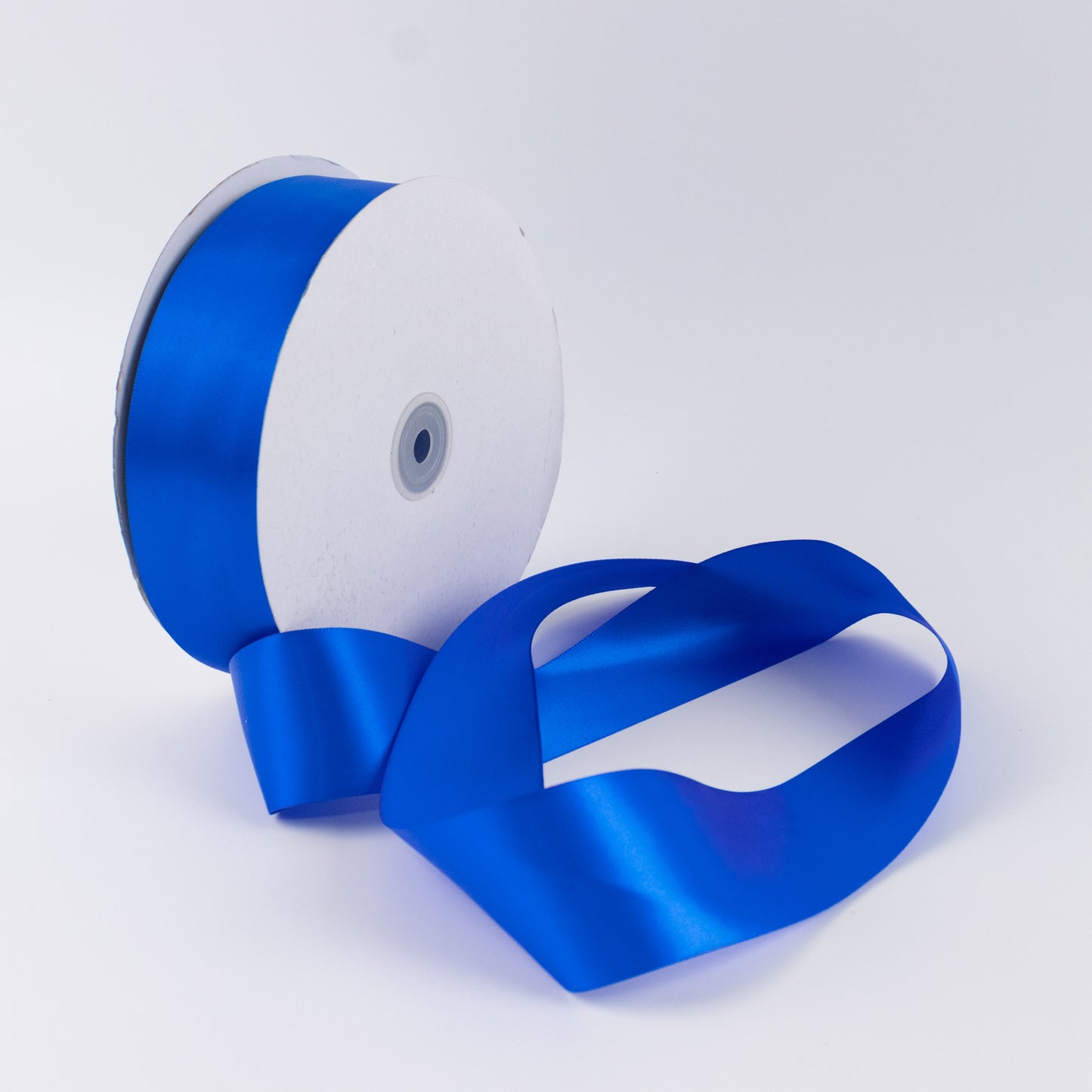 Single Face Satin Ribbon Roll Royal Blue 2" x 100 Yards Decorative Craft Ribbon