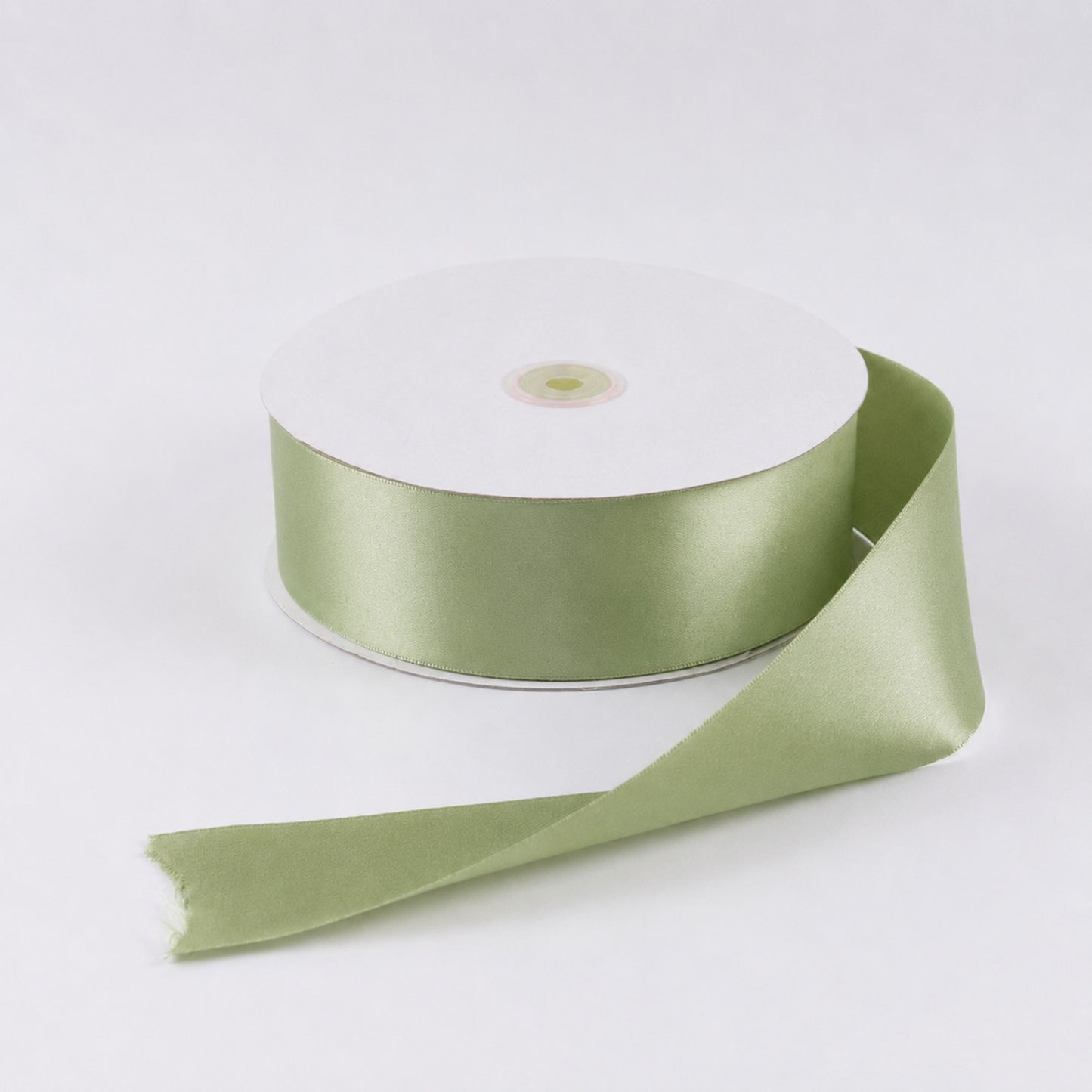 Single Face Satin Ribbon Roll Sage Green 2" x 100 Yards Decorative Craft Ribbon