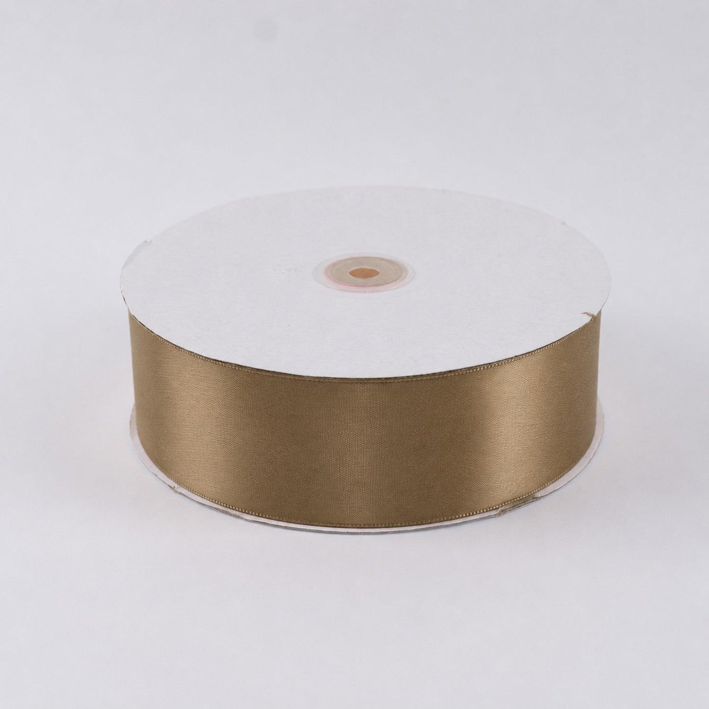 Single Face Satin Ribbon Roll Taupe 2" x 100 Yards Decorative Craft Ribbon