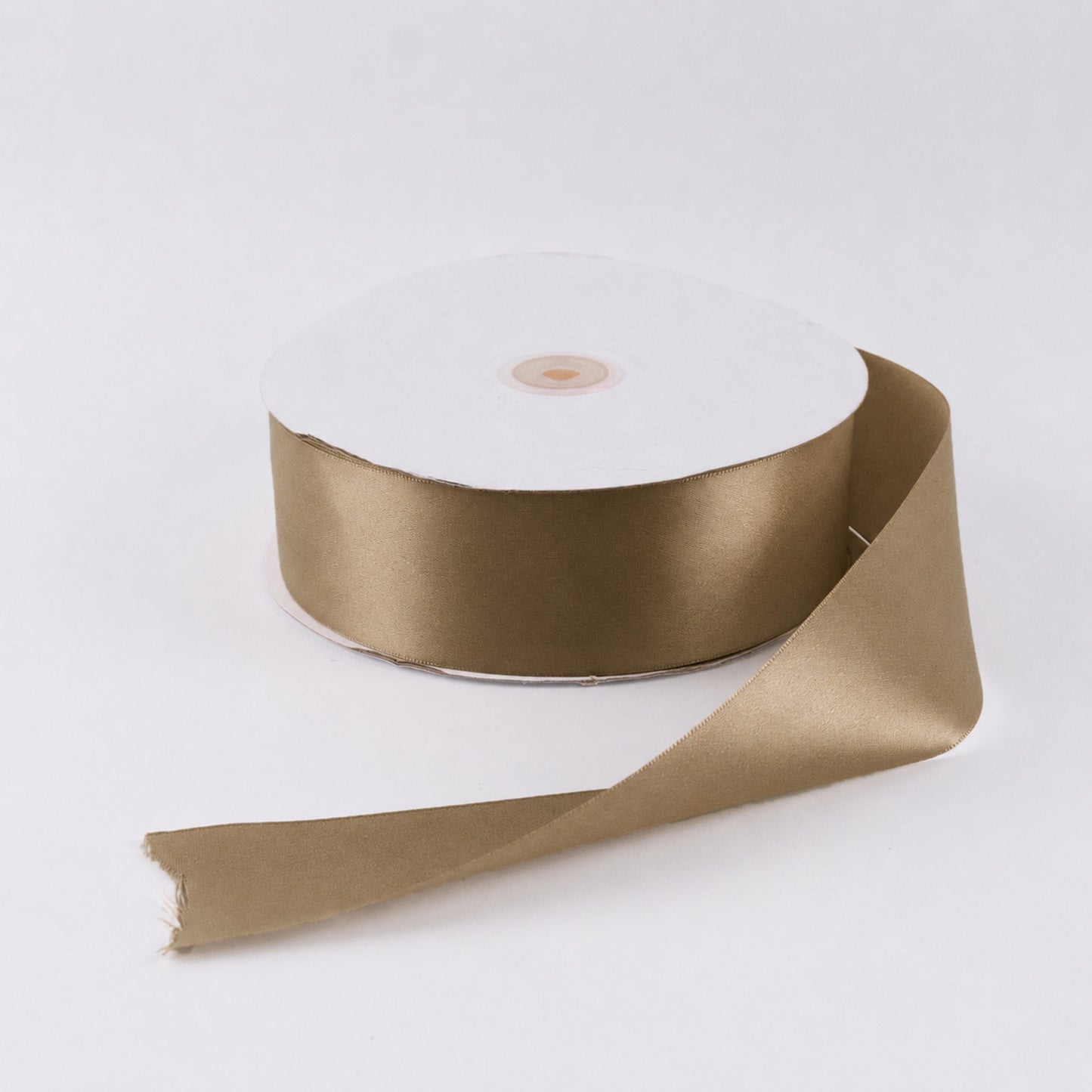Single Face Satin Ribbon Roll Taupe 2" x 100 Yards Decorative Craft Ribbon