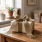 Single Face Satin Ribbon Roll Taupe 2" x 100 Yards Decorative Craft Ribbon