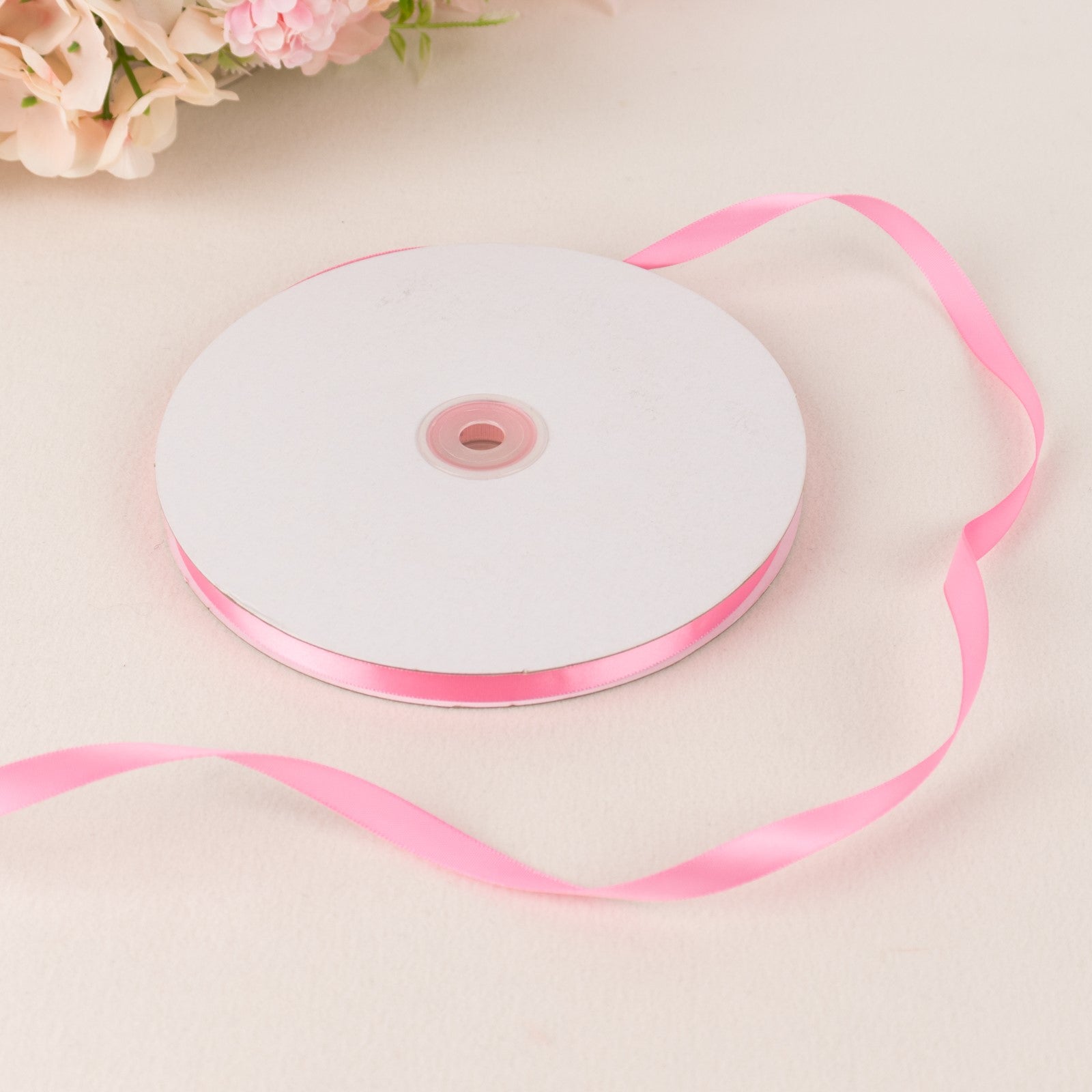 100 Yards Decorative Pink Satin Ribbon 3 Inch By 8 Inch