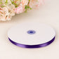 100 Yards 3/8" Purple Single Face Decorative Satin Ribbon