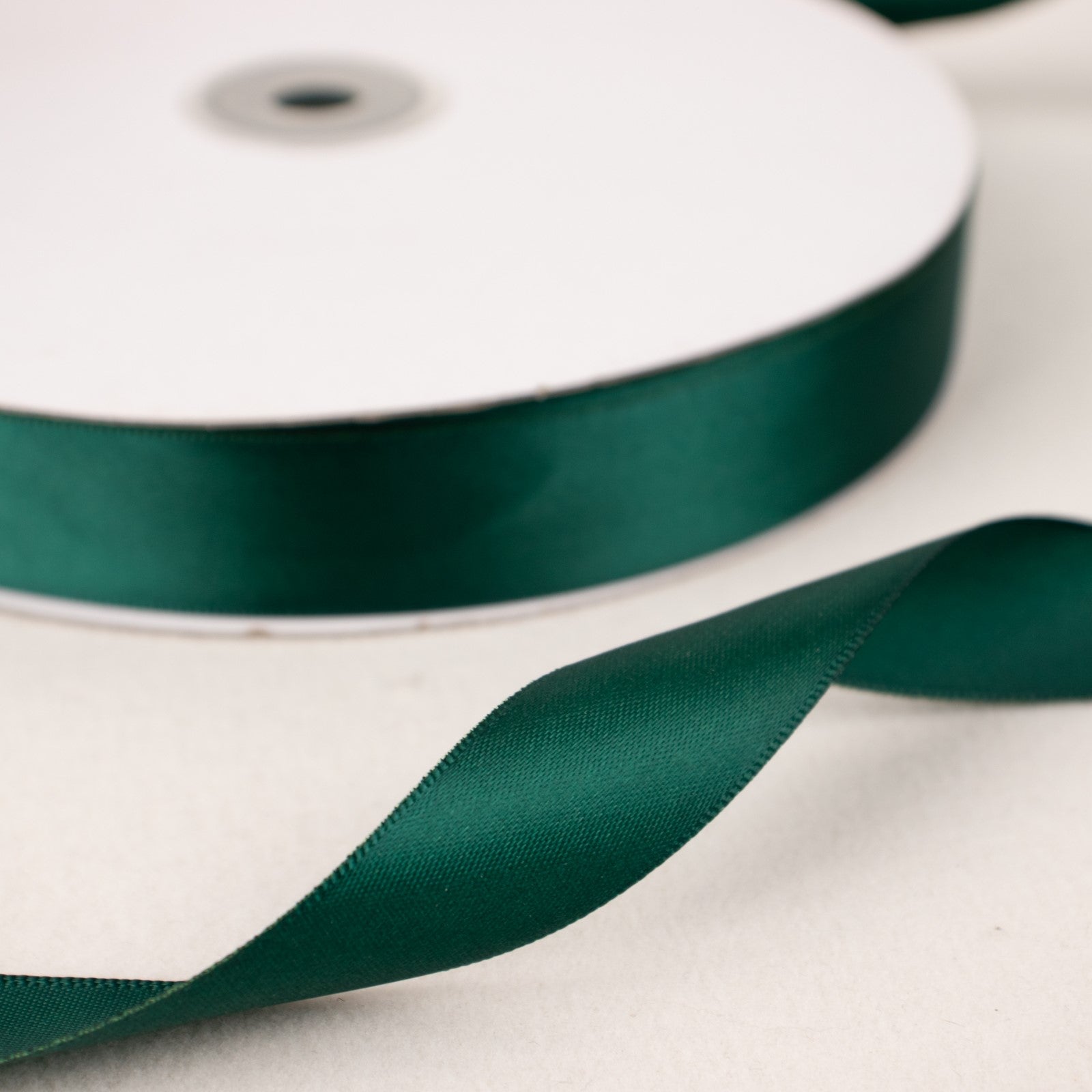 100 Yards Decorative Hunter Emerald Green Satin Ribbon 7 Inch By 8 Inch