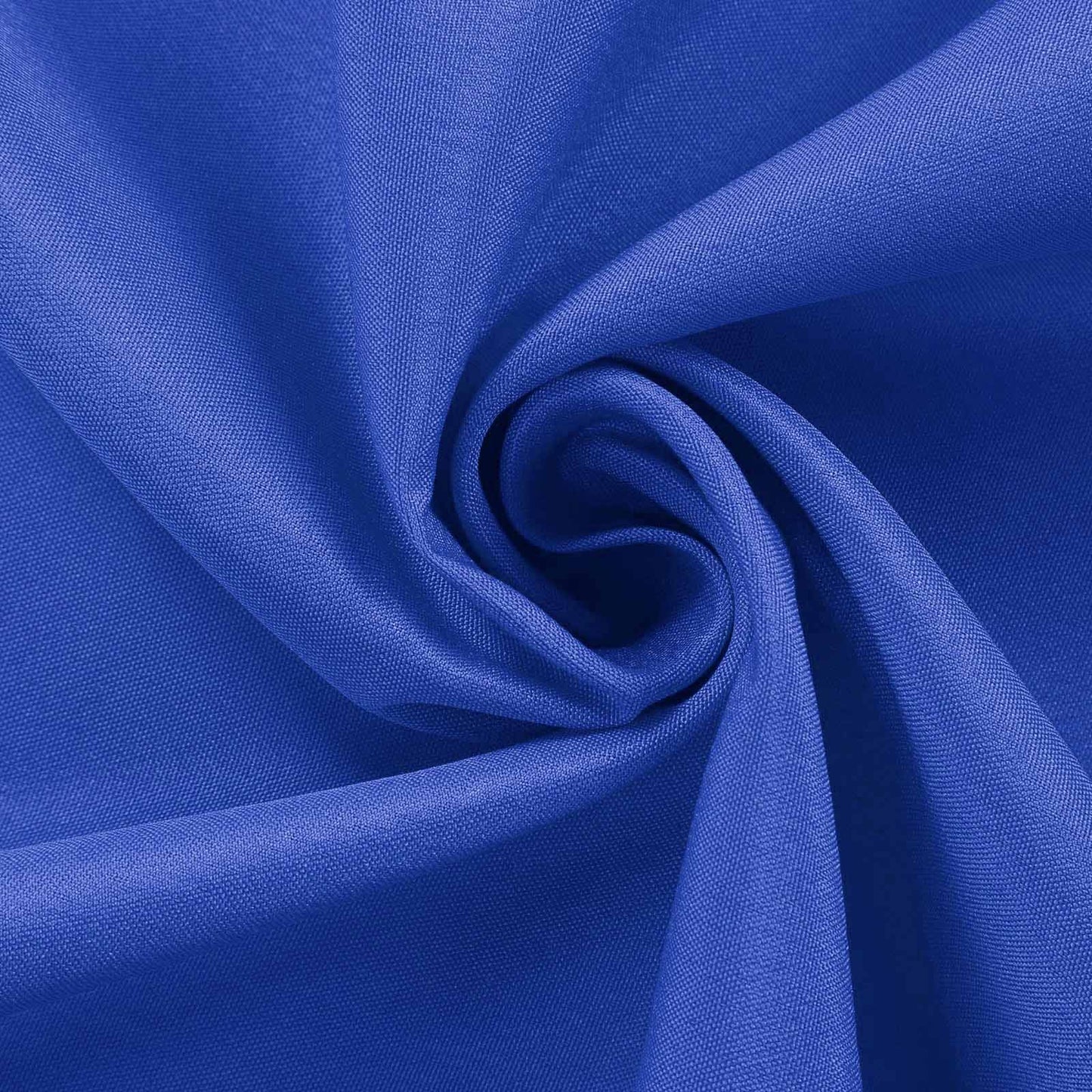 Royal blue polyester fabric for folding chair covers.