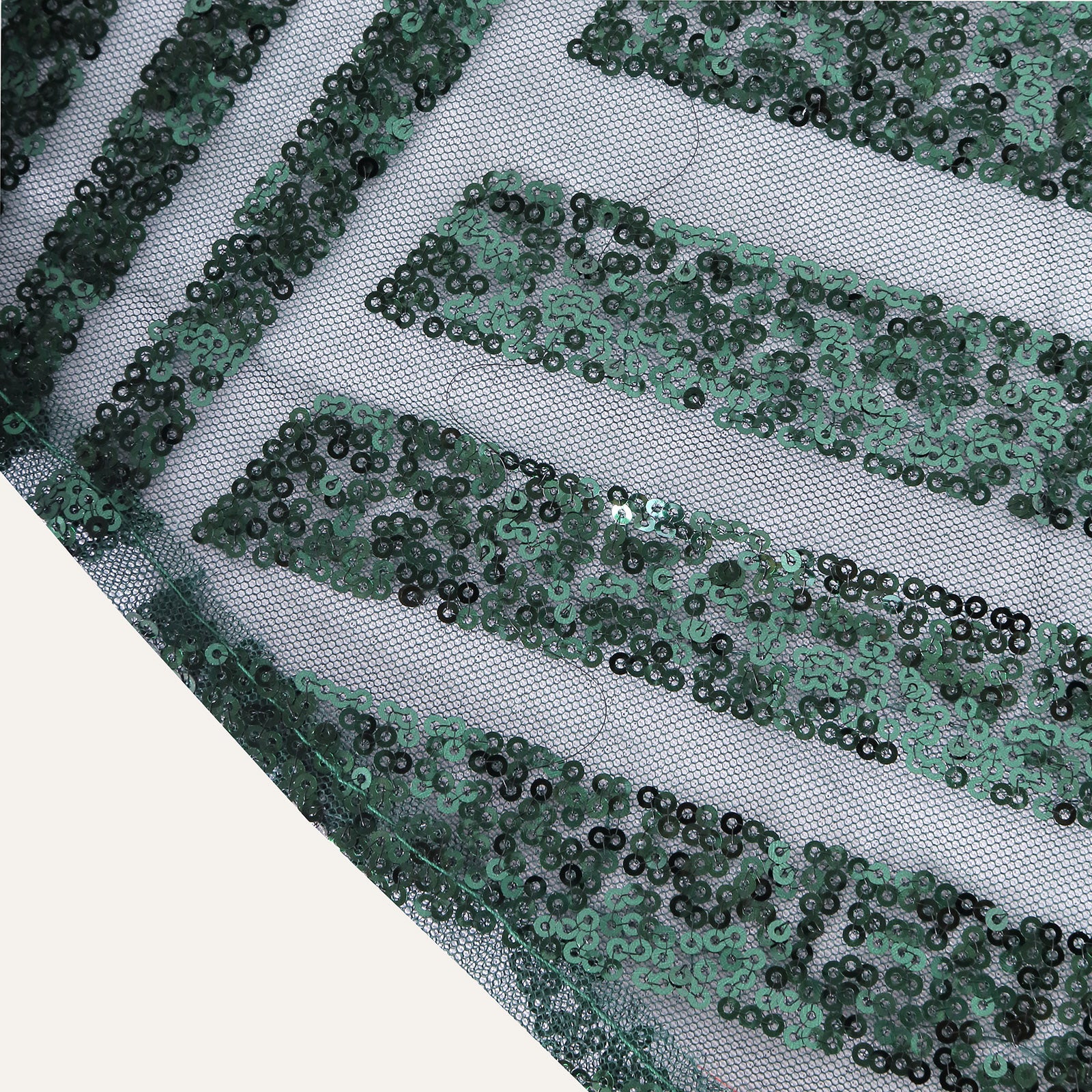 Hunter Emerald Green Diamond Glitz Sequin Table Runner