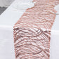 12"x108" Blush Wave Embroidered Sequins Table Runner