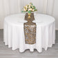 12"x108" Black Gold Wave Embroidered Sequins Table Runner