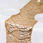 12"x108" Gold Wave Embroidered Sequins Table Runner