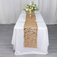 12"x108" Gold Wave Embroidered Sequins Table Runner