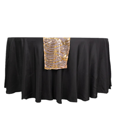 Glamorous Design of the Rose Gold Sequin Table Runner
