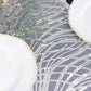 12"x108" Silver Wave Embroidered Sequins Table Runner