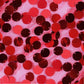 Red big Payette sequin table runner, 13"x108" for elegant table decor. #whtbkgd