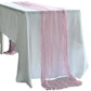 10 Feet Table Runner Pink Cheesecloth