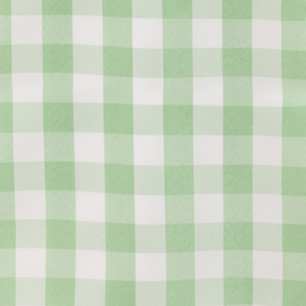 White sage green checkered table runner in a classic gingham pattern. #whtbkgd
