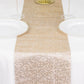 10"x108" Champagne Diamond Rhinestone Mesh Table Runner, Crystal Rhinestone Ribbon Bling Roll