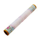 White and pink floral disposable table runner for spring summer dining decor.