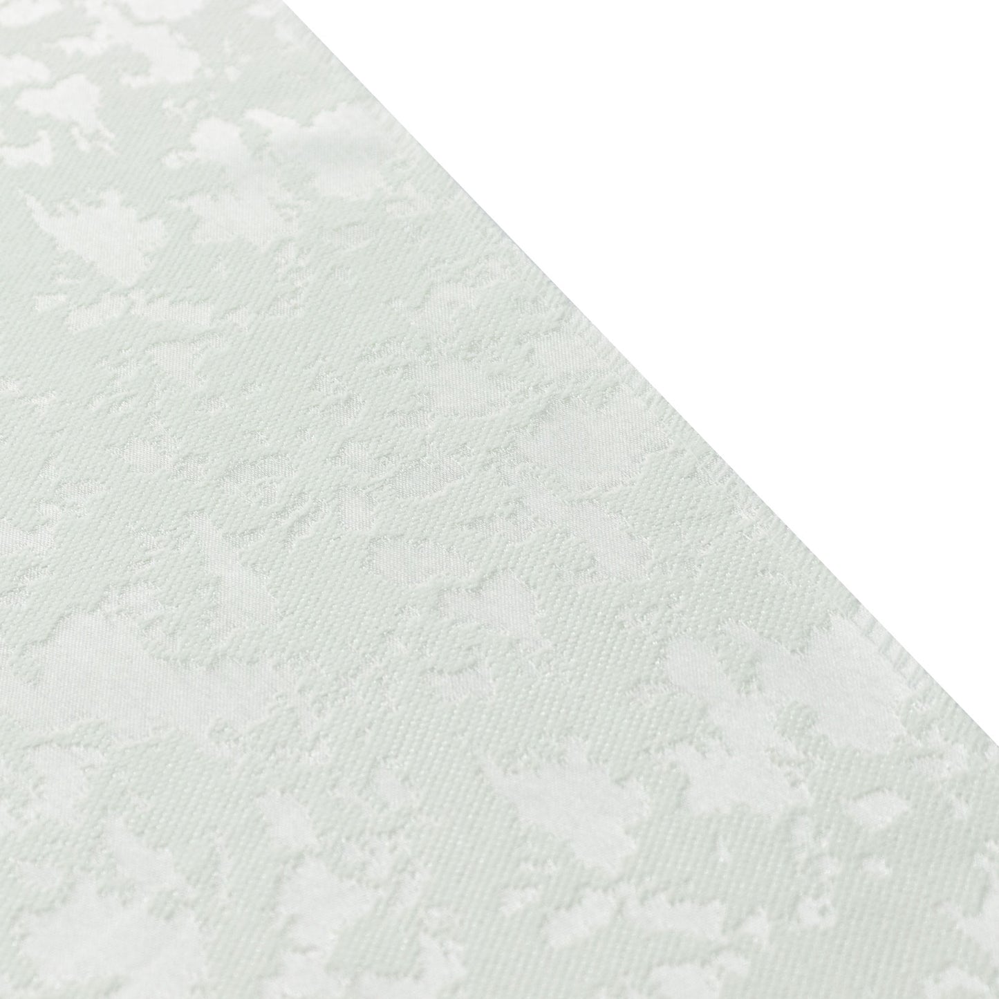 Jacquard Table Runner Off White, 12"x108" - Abstract Watercolor Pattern