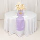 12"x108" Lavender Lilac Lamour Satin Table Runner