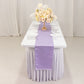 12"x108" Lavender Lilac Lamour Satin Table Runner