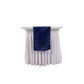 12"x108" Navy Blue Lamour Satin Table Runner