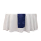 12"x108" Navy Blue Lamour Satin Table Runner