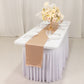 12"x108" Nude Lamour Satin Table Runner