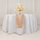 12"x108" Nude Lamour Satin Table Runner