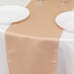 12"x108" Nude Lamour Satin Table Runner