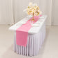 12"x108" Pink Lamour Satin Table Runner