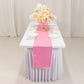 12"x108" Pink Lamour Satin Table Runner