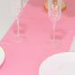 12"x108" Pink Lamour Satin Table Runner