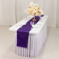 12"x108" Purple Lamour Satin Table Runner
