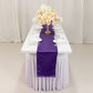 12"x108" Purple Lamour Satin Table Runner