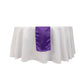 12"x108" Purple Lamour Satin Table Runner